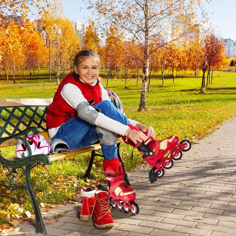 RunRRIn Adjustable Kids Inline Skates for Boys Girls with Full Light Up Wheels - Roller Skates for Kids Ages 6-12, Toddler Ages 3-5, Youth Women Beginners Outdoor Indoor - Image 5